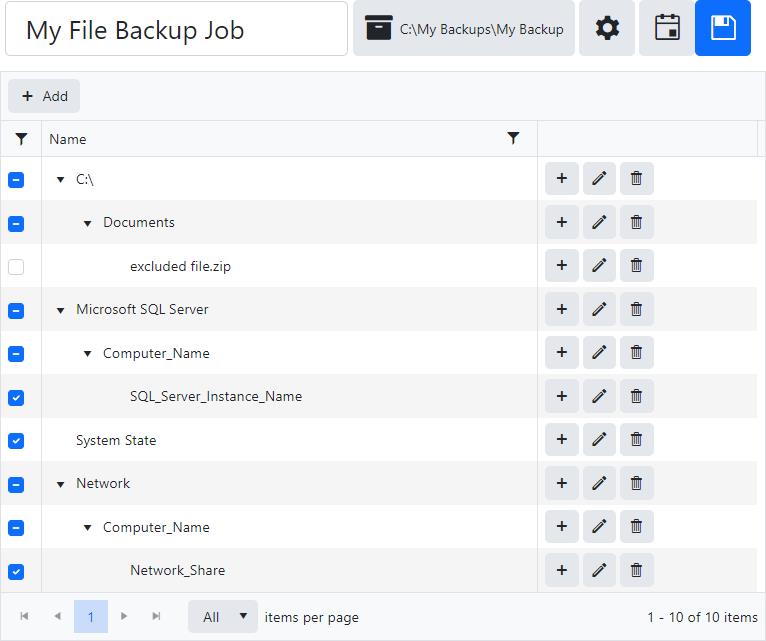 Disconnected Agent File Backup Job